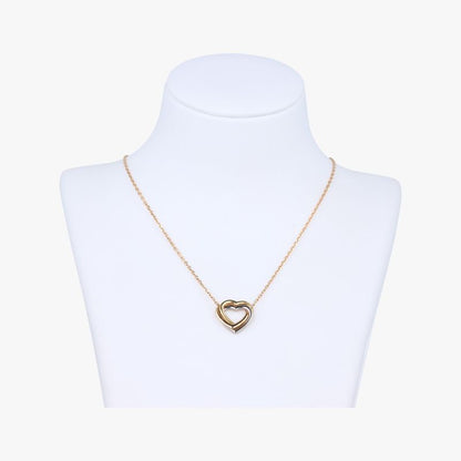 Cartier Trinity Heart Gold And White Togo Old And Rose Gold Au750 B7061100