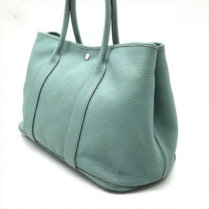 Hermes Garden Party PM Negonda Tote Purse Blue