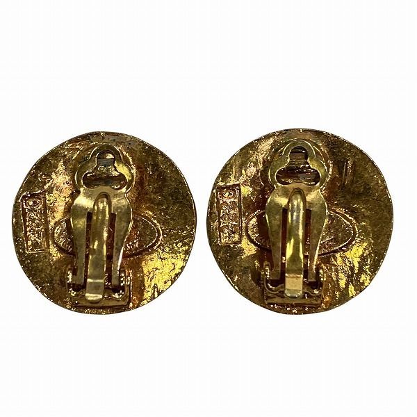 Chanel Coco Mark 28 Gold Branded Accessories Earrings Ladies