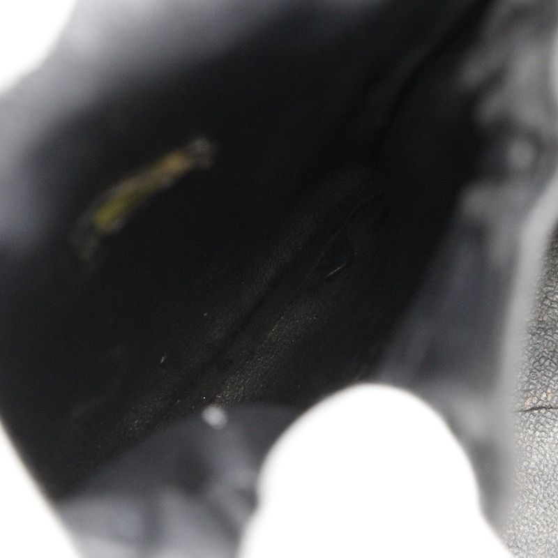 Chanel Vanity Coco Mark Handbag Caviar Skin Black Ladies Handbag