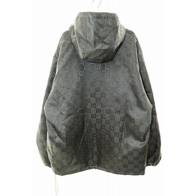Gucci 21 SS OFF THE GRID Hooded Jacket Grey 48 Zaebn — view 2