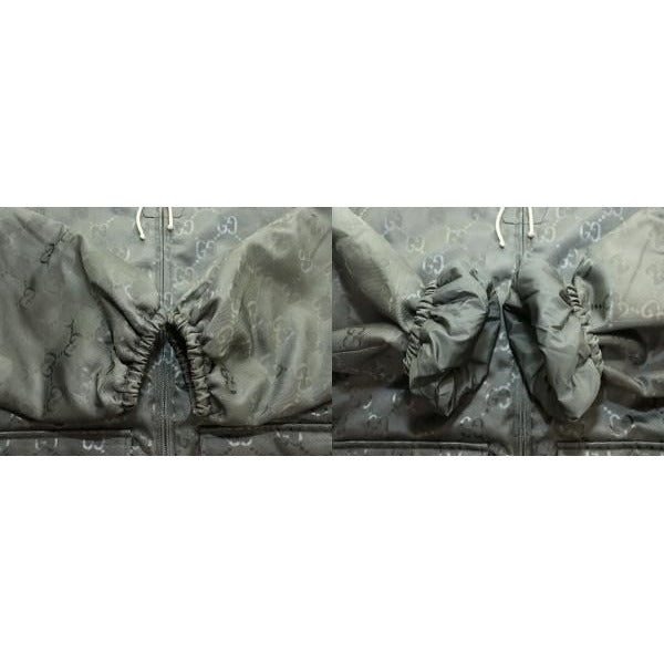 Gucci 21 SS OFF THE GRID Hooded Jacket Grey 48 Zaebn — view 4