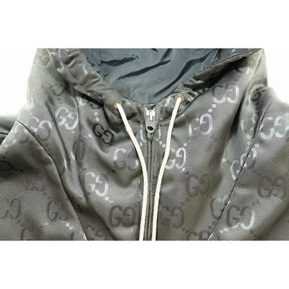 Gucci 21 SS OFF THE GRID Hooded Jacket Grey 48 Zaebn — view 6