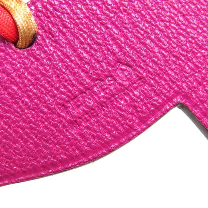 Hermes Petite Ash Elmy Horse Leather Bagcharm Brown Violet Made In Francewomen