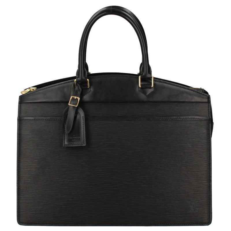 Louis Vuitton Riviera M48182 Epi Women's Handbag Noir Black Excellent Condition