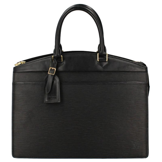 Louis Vuitton Riviera M48182 Epi Women's Handbag Noir Black Excellent Condition