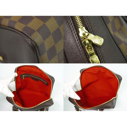 Louis Vuitton LV Brera Damier Ebene Handbag Brown — view 7