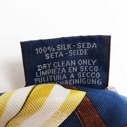 Hermes Twilley Junping Jumping 100% Silk Scarf Navy Multi With Box Made In