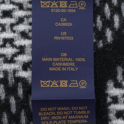 Louis Vuitton Mono Check Scarf Black White — view 3
