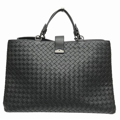 Bottega Veneta Intrecciato Roma 171265 Black Bag Tote Handbag Men's