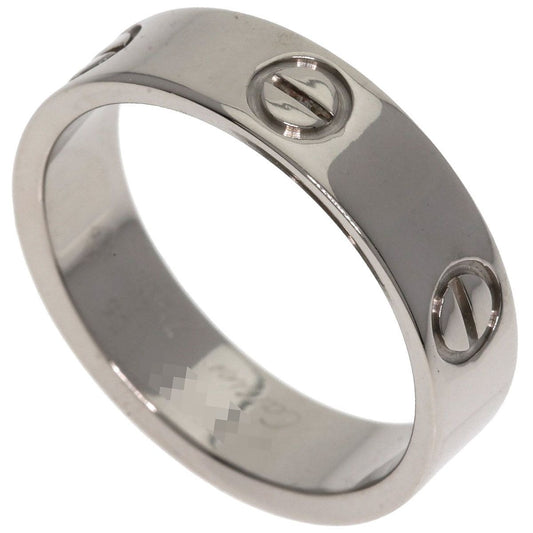 Cartier Love Ring 56 18K White Gold