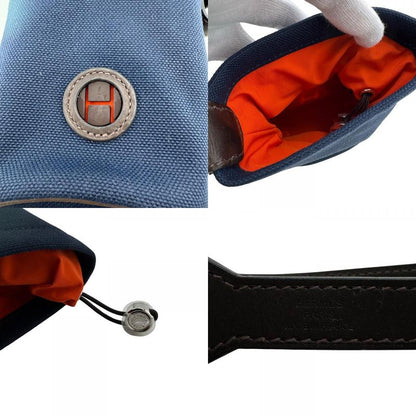 Hermes Dog Treat Pouch 2023 Pouch Small Bag Navy Unisex