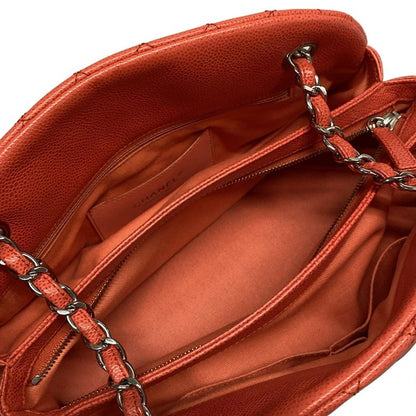 Chanel Shoulder Bag Mademoiselle Beauring Bag Coral Chain Shoulder/silver