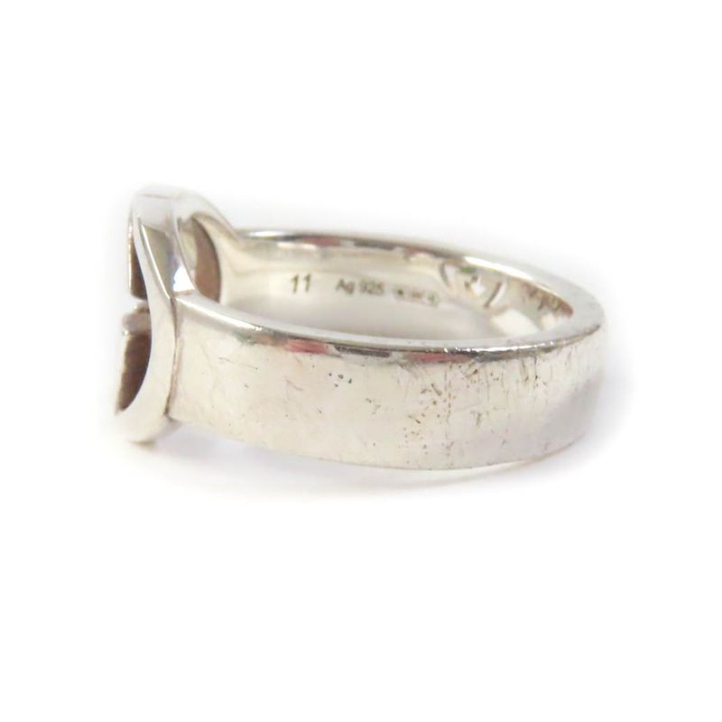 Gucci Sv925 Interlocking G Ring Ring / Accessories Silver /