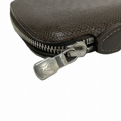 Louis Vuitton Taiga Organizer Athol M30658 Round Zipper Long Wallet Travel Case