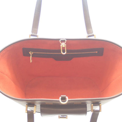 Louis Vuitton 08 N51121 Damier Manosque PM Tote Bag Brown Ladies