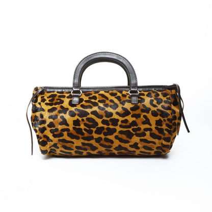 Prada Handbag Calf Hair Leopard