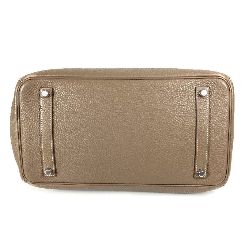 Hermes Handbag Birkin 35 Birkin 35 Togo Etoupe Gray