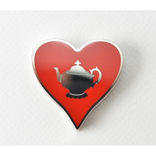 Hermes Scarf Ring Holder Heart Shape Red