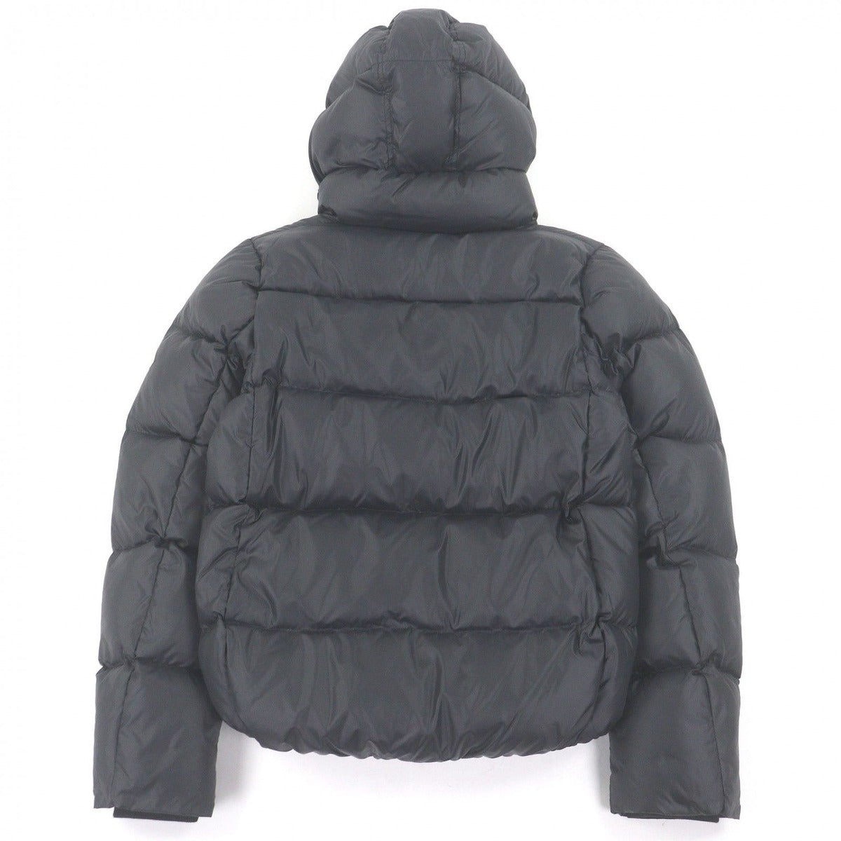 Bvlgari Pyrenex Chalon Logo Patch Hooded Down Jacket Puffer Black — view 4