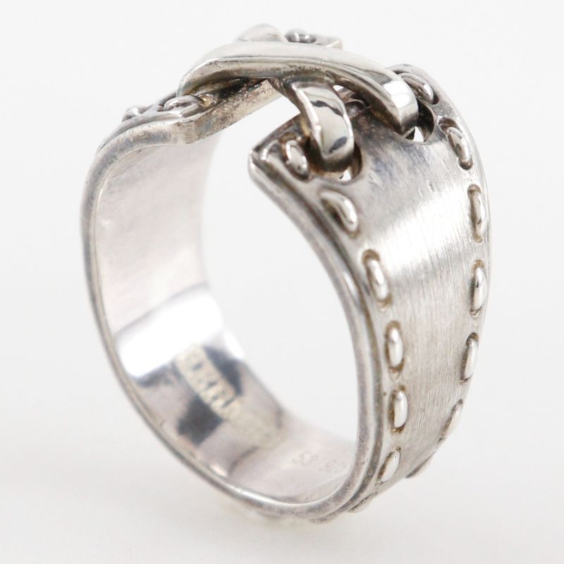 Hermes Mexico Ring Vintage Silver 925 Size 10.5 Unisex 7.03g Ring