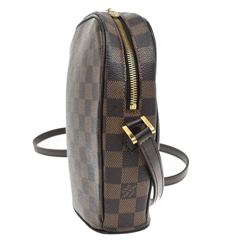 Louis Vuitton Ipanema PM Damier Ebène Shoulder Bag N51294 95ka755