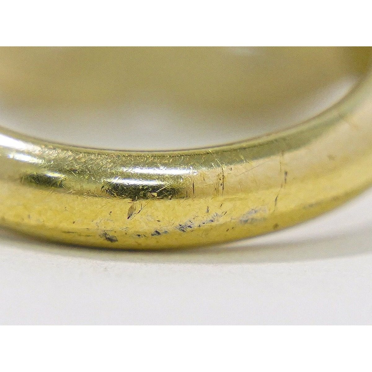 Chanel CC Logo Clover Ring Gold Plated Black — view 8
