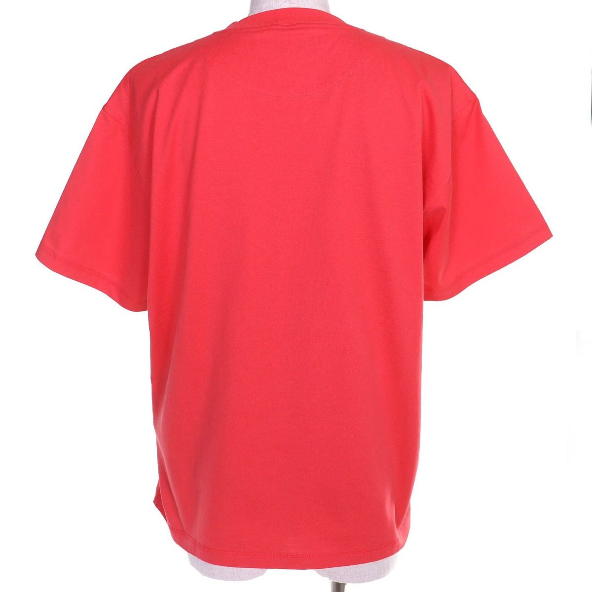 Hermes Cartouche Canoe Micro Cotton Crew Neck Short Sleeve T-Shirt Red 36 — view 4