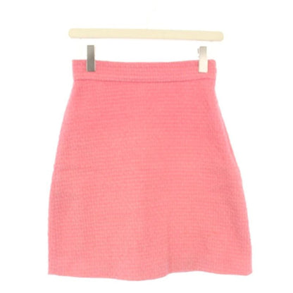 Gucci Tweed Trapezoid Skirt Mini 38 Pink
