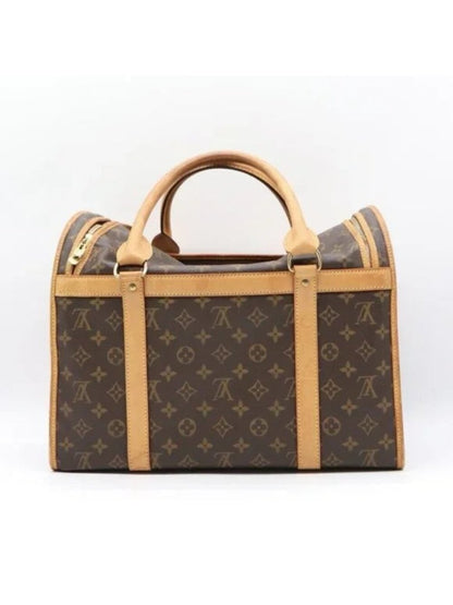 Louis Vuitton Sac Chien 40 dog Carrier Monogram Pet Travel Bag Purse