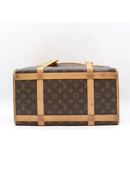 Louis Vuitton Sac Chien 40 dog Carrier Monogram Pet Travel Bag Purse