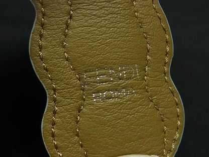 Fendi Strap You Mini Leather Studded Shoulder Strap For Bags