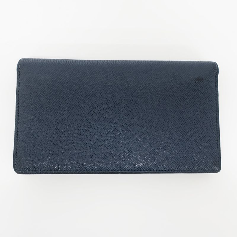 Bulgari Long Wallet BB MAN Wallet Bifold Bvlgari Man Navy-silver-hardw