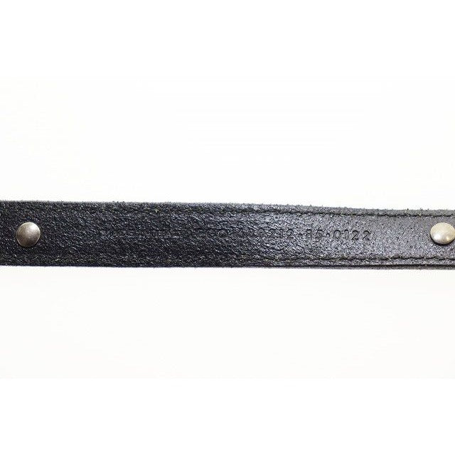 Saint Laurent Paris Narrow Belt Leather Western Black Aa — view 3