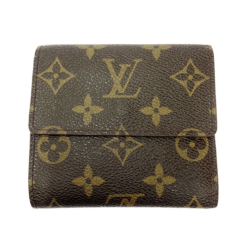 Louis Vuitton M61654 Monogram PVC Portefeuille Elise Brown 403868 Bifold