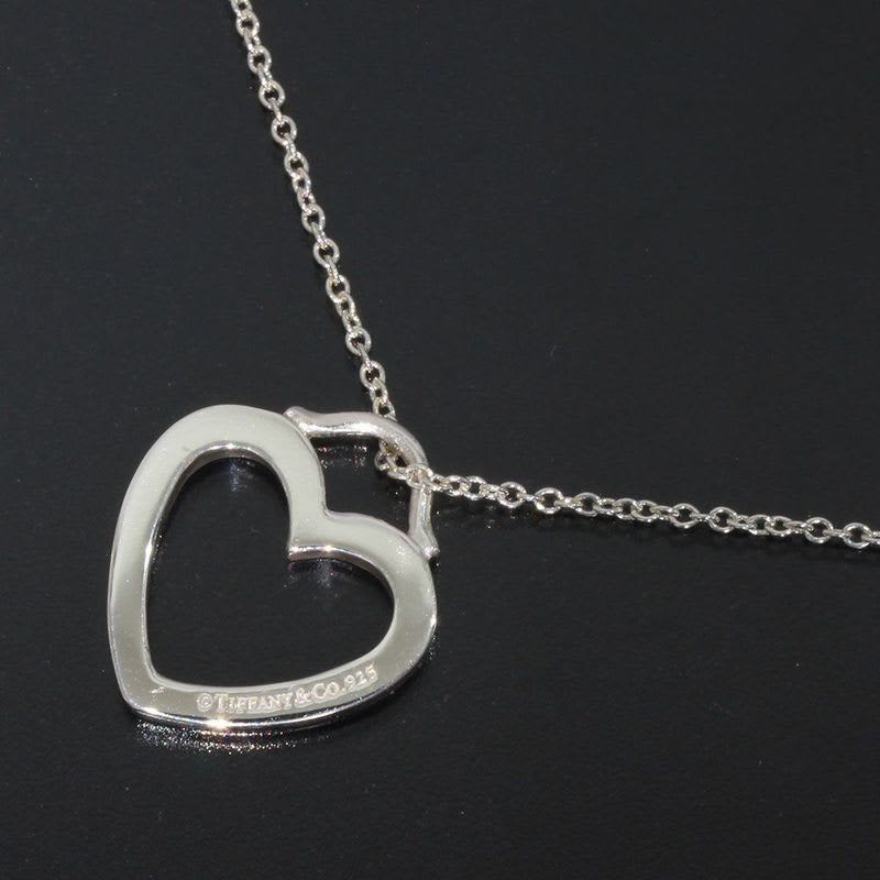 Tiffany & Co Necklace Heart Pendant Silver 925 D9979