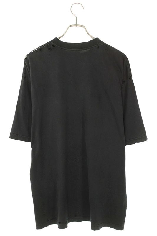 Balenciaga 24AW 764235 Tqvr9 Vintage Finish Statue Of Liberty Print T-shirt