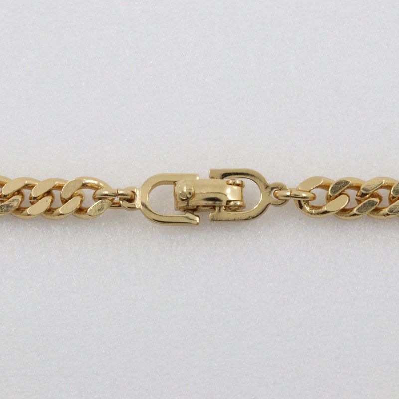 [dior] Christian Dior Emblem Gold Plated Ladies 8.8g Bracelet