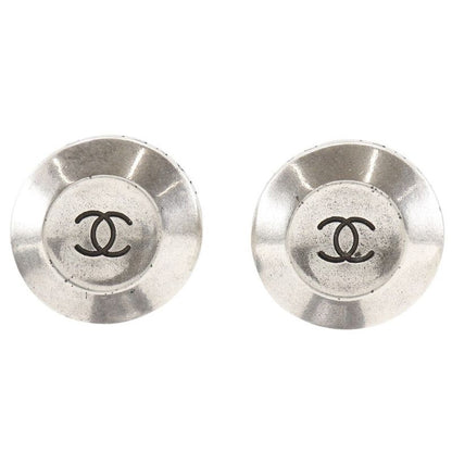 Chanel Coco Mark Metal Silver 99P Ladies 19.1g Earring