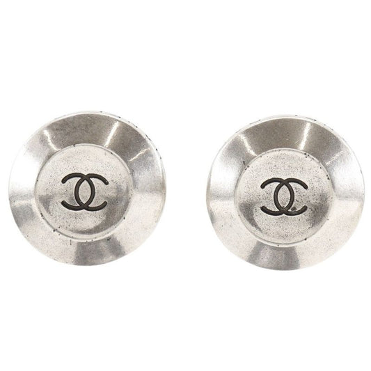 Chanel Coco Mark Metal Silver 99P Ladies 19.1g Earring