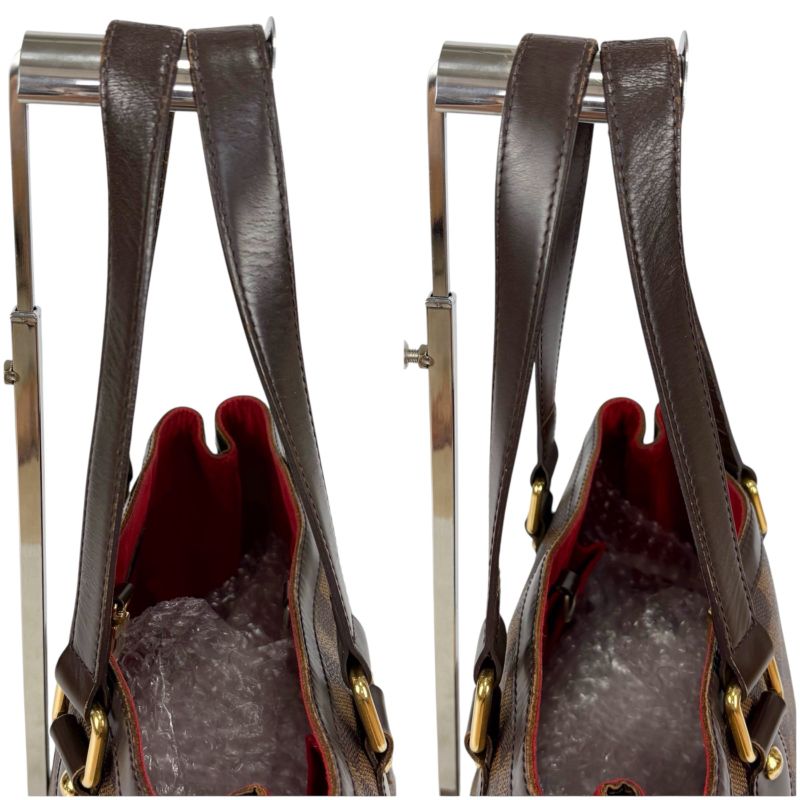 Louis Vuitton Louis Vuitton Damier Leather Ebène Hampstead PM Mini Tote Handbag