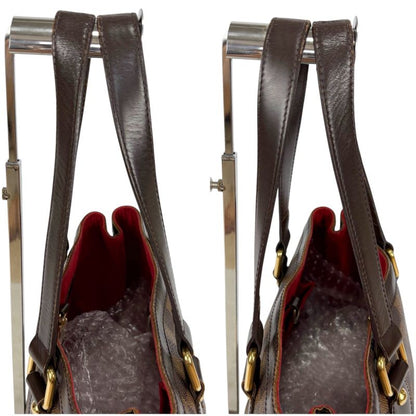 Louis Vuitton Louis Vuitton Damier Leather Ebène Hampstead PM Mini Tote Handbag