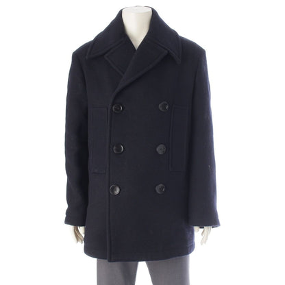 Gucci Sherry Wool Cotton Double Breasted Peacoat