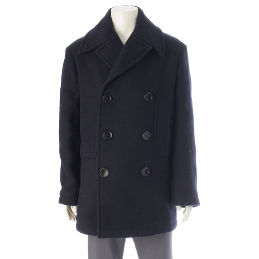Gucci Sherry Wool Cotton Double Breasted Peacoat