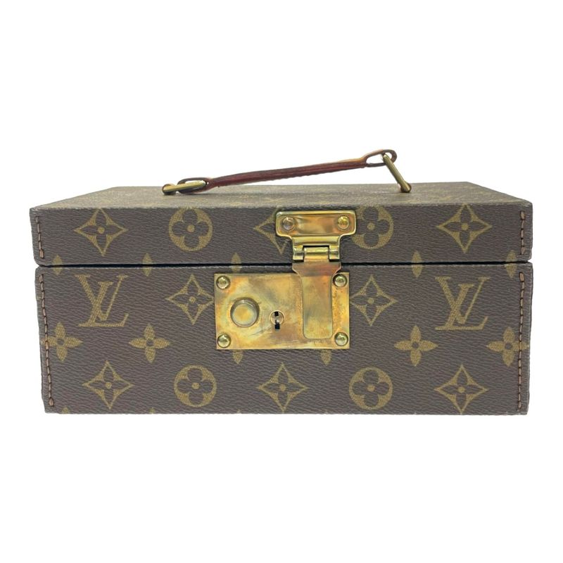 Louis Vuitton M47236 Monogram PVC Boiteau Jewelry Case Brown 476982 Bag