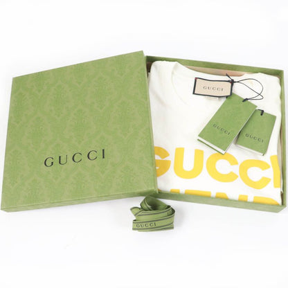 Gucci Pikarar 23AW 717422 Guccy Friends 100% Cotton Animal Print Short Sleeve