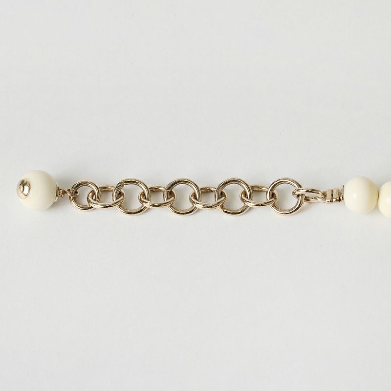 Chanel Bracelet Gold/white