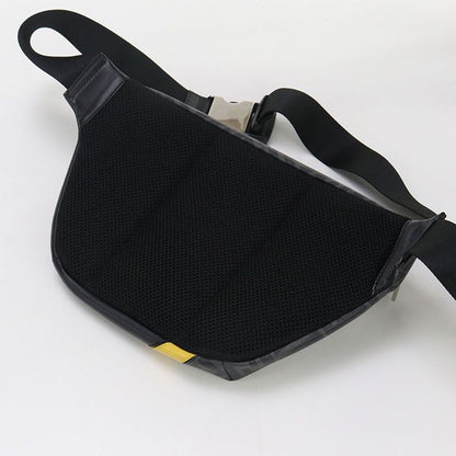 Fendi Belt Bag Diagonal 7va434 Body Bag PVC Leather Men's