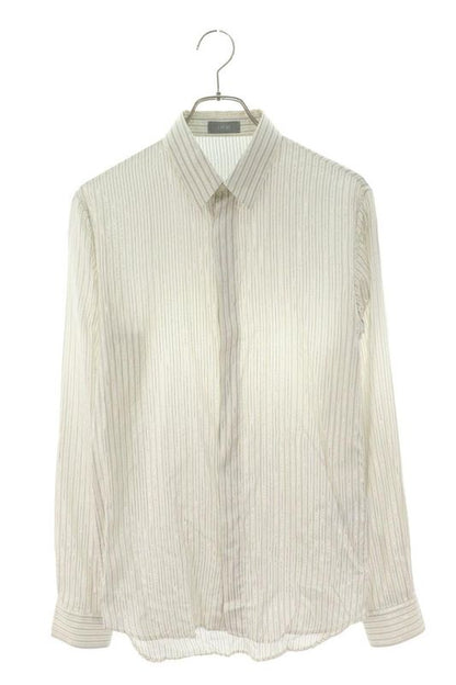 Dior 923c501w8446 Striped Long Sleeve Shirt Men 38