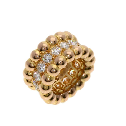 Van Cleef & Arpels Perlee Diamond Pendant Top 18K Pink Gold
